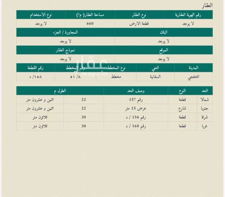 Land for Sale in Khafji Second Industrial Support Area