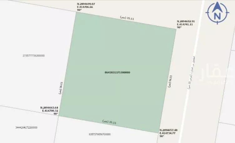 أرض للبيع في شارع ابن قتيبه, حي الشراع, مدينة الخبر, المنطقة الشرقية صورة 3