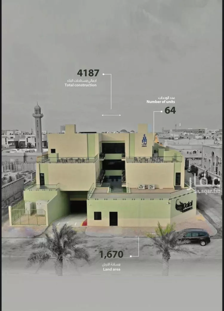 مجمع للإيجار في شارع مروان بن معاوية, حي الراكة الجنوبية, مدينة الخبر, المنطقة الشرقية 16