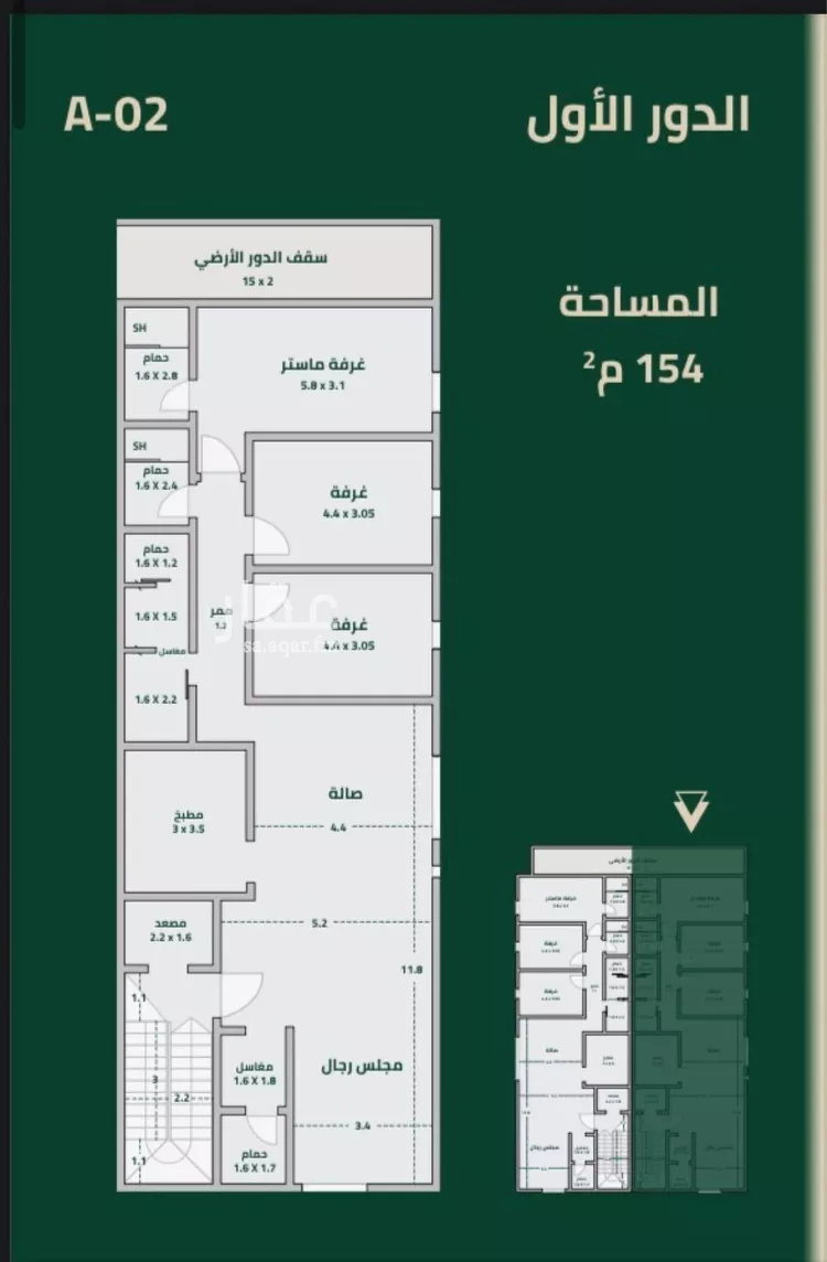 دور للبيع في شارع السلمية, حي المصيف, مدينة الرياض, منطقة الرياض