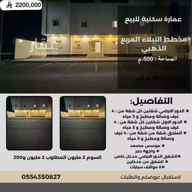 عمارة للبيع في شارع ابو المطرف المغربي, حي نبلاء, مدينة المدينه المنوره, منطقة المدينة المنورة