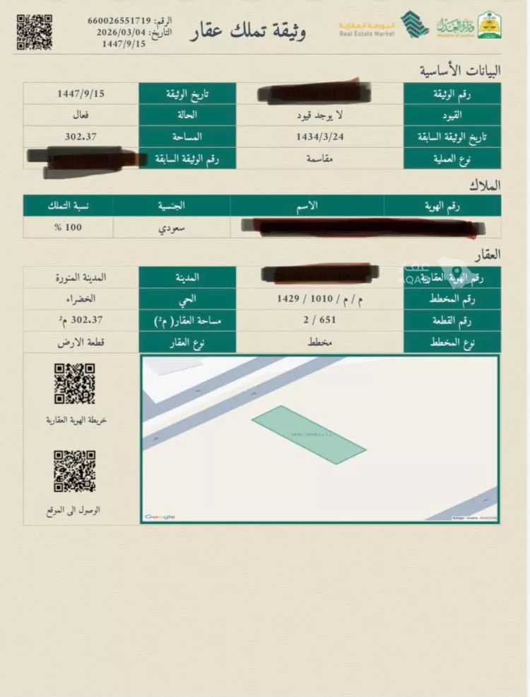 أرض للبيع في شارع حمد خصيوي حمد المزيني, حي الخضراء, مدينة المدينة المنورة, منطقة المدينة المنورة صورة 4