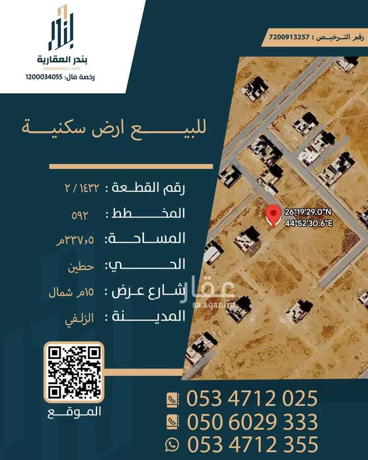 Land for Sale in Az Zulfi Hittin