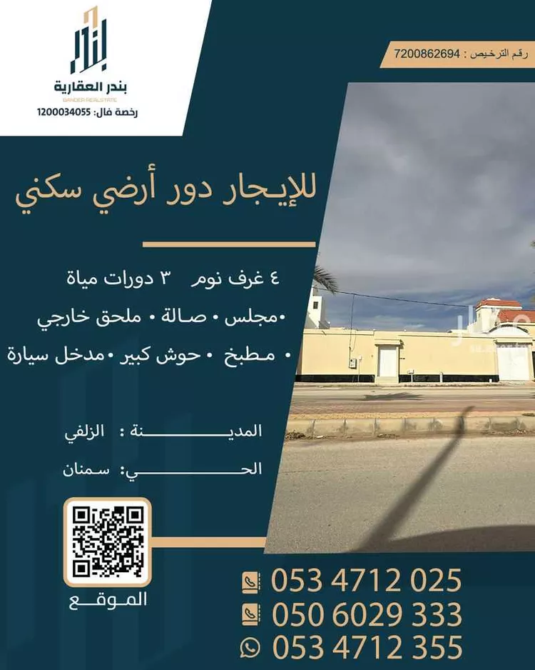 Floor for Rent in Az Zulfi Samnan