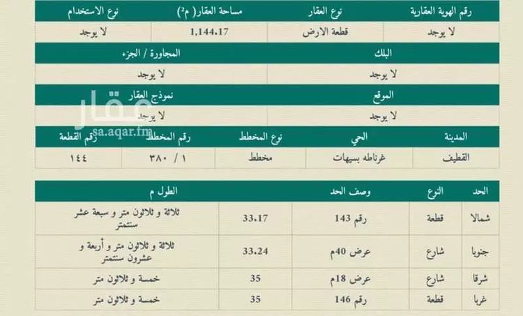 أرض للبيع في شارع العباس بن عبدالمطلب, حي غرناطة, مدينة القطيف, المنطقة الشرقية