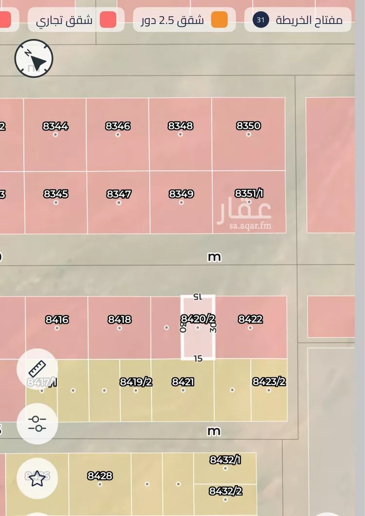 أرض للبيع في حي عريض, مدينة الرياض, منطقة الرياض صورة 3