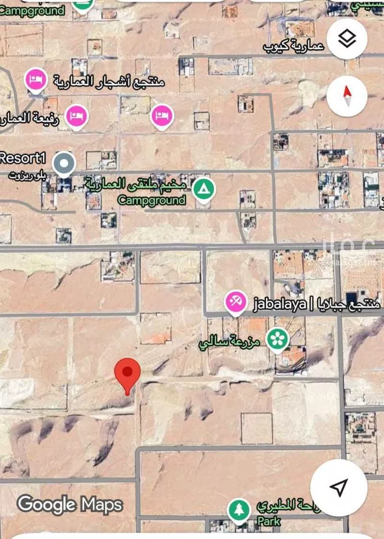 أرض للإيجار في شارع العام , مدينة مخطط استراحات العماريه, منطقة الرياض