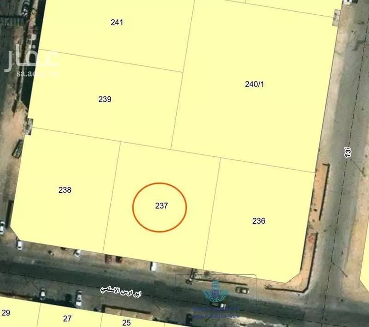 أرض للبيع في شارع ابو اوس الاسلمي, حي العزيزية, مدينة الدمام, المنطقة الشرقية صورة 2