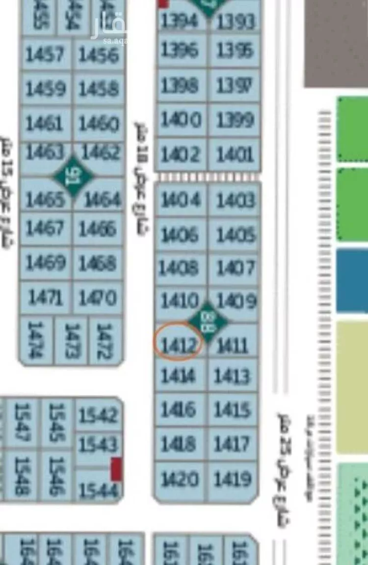 أرض للبيع في شارع احمد بن السقاء, حي المطار, مدينة الدمام, المنطقة الشرقية صورة 2