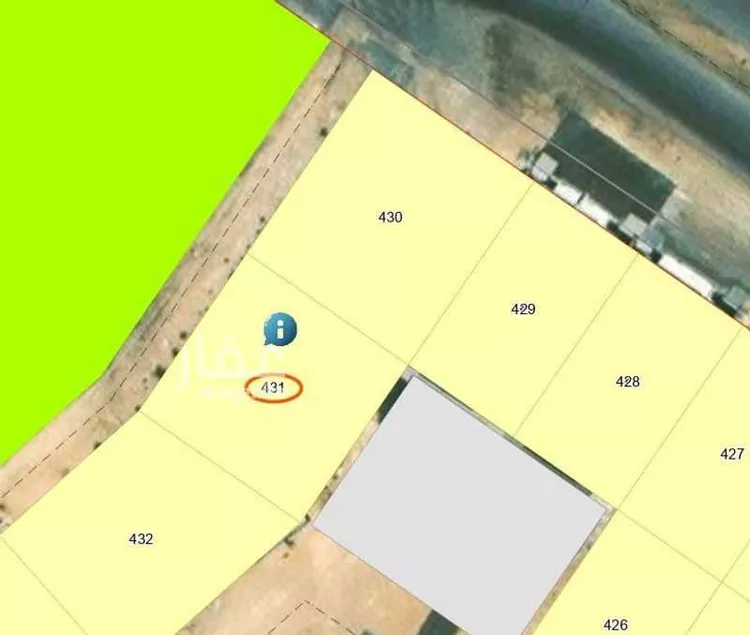 أرض للبيع في شارع اشبيليه 4 الفرعي ، حي قرطبة ، الجبيل ، الجبيل صورة 2