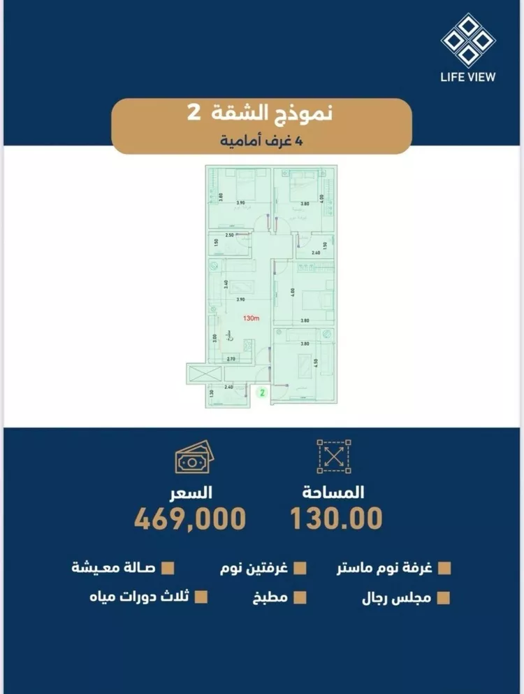 شقة للبيع في شارع الموسى , حي حكومي1, مدينة جدة, منطقة مكة المكرمة صورة 2