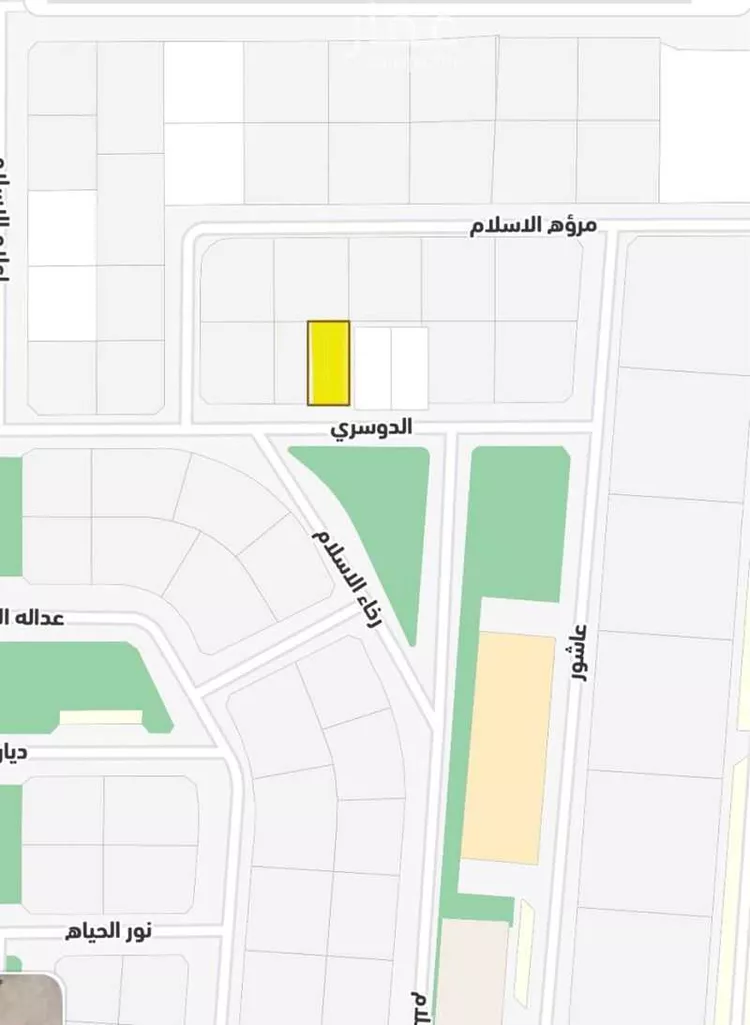 أرض للبيع في شارع مرؤه الاسلام, حي الأندلس, مدينة جدة, منطقة مكة المكرمة صورة 2