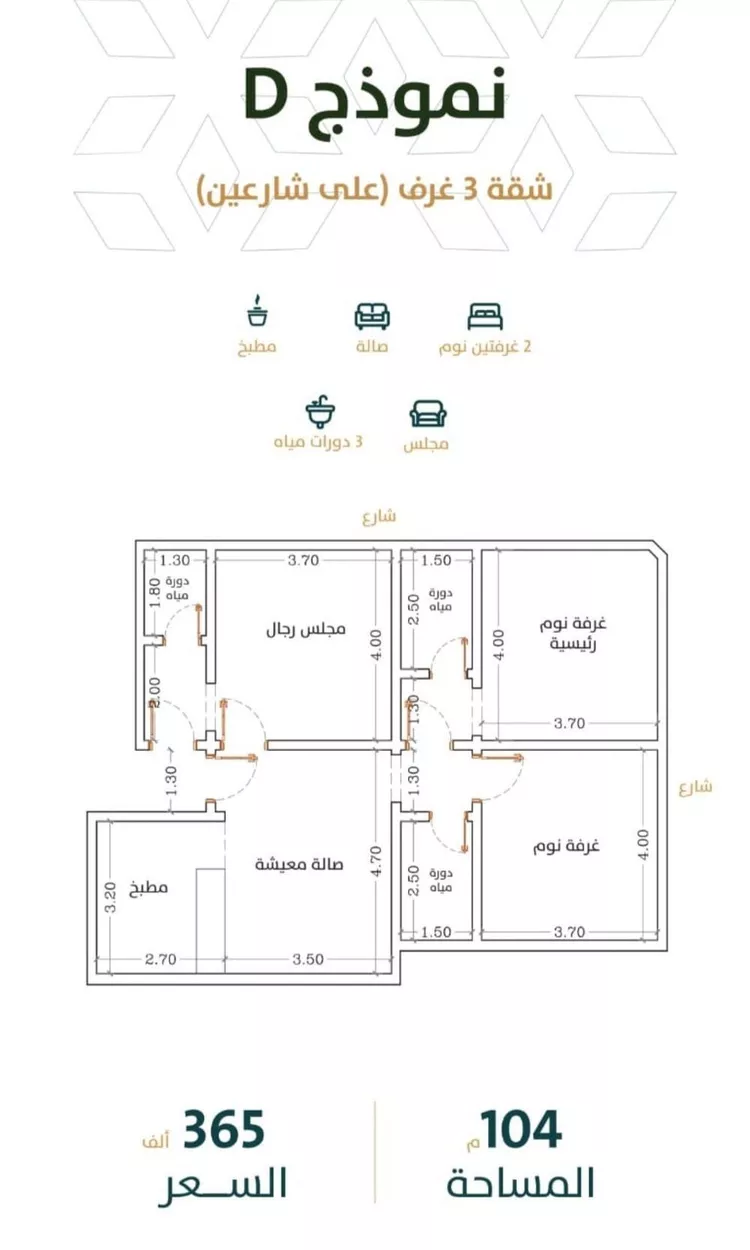 شقة للبيع في شارع الخليفة المأمون, حي الربوة, مدينة جدة, منطقة مكة المكرمة صورة 5