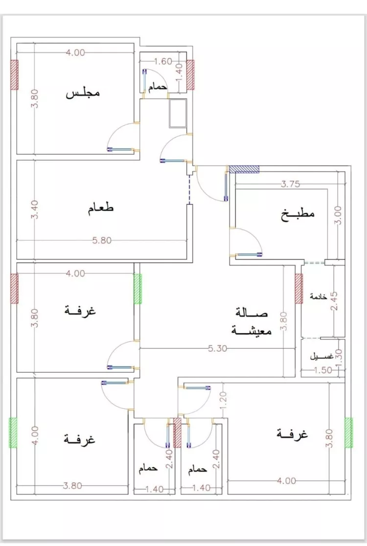 شقة للبيع في شارع محمد بن احمد الفارسي, حي النزهة, مدينة جدة, منطقة مكة المكرمة