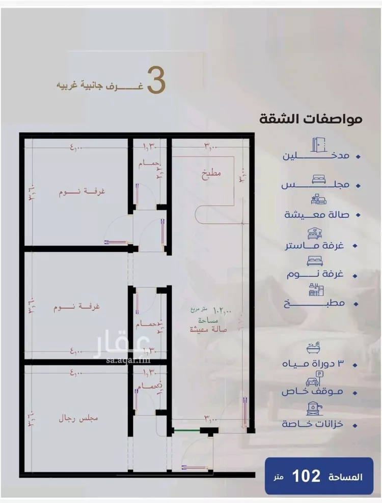 شقة للبيع في شارع حويصه بن مسعود, حي النزهة, مدينة جدة, منطقة مكة المكرمة