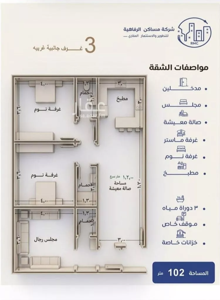 Apartment for Sale in Jeddah An Nuzhah