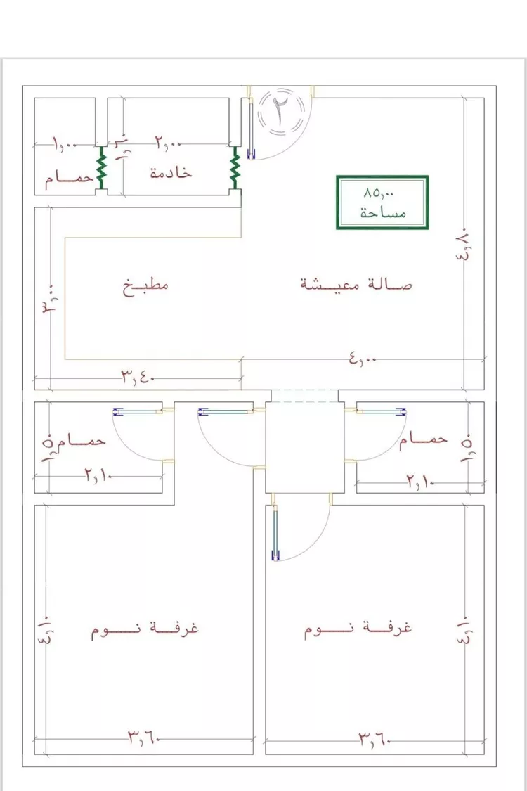شقة للبيع في شارع ظعفرانه, حي النزهة, مدينة جدة, منطقة مكة المكرمة