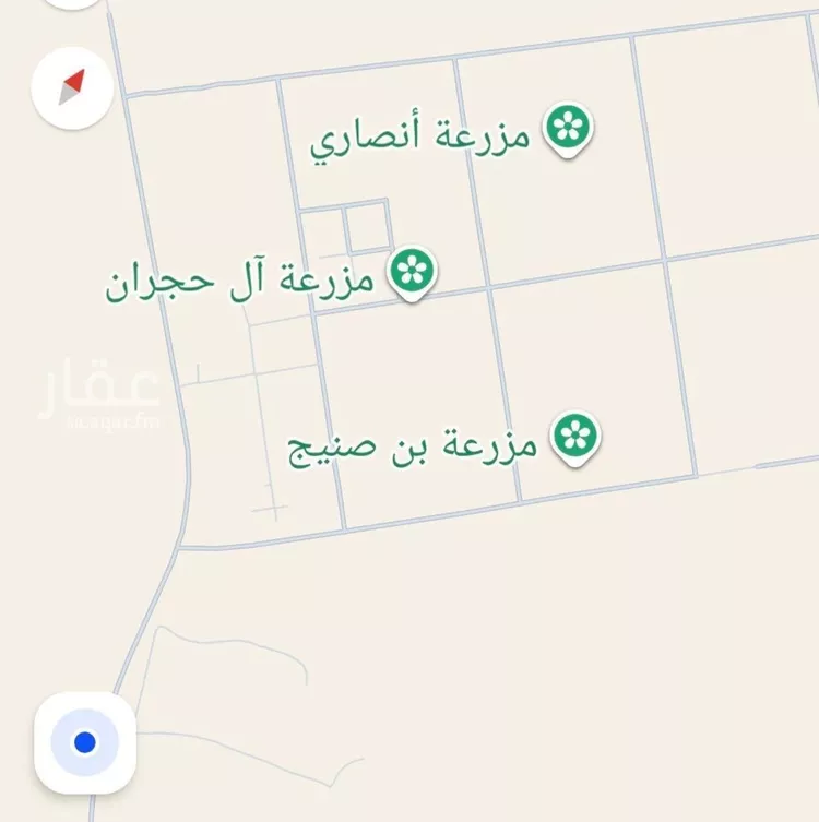 مزرعة للبيع في شارع الدمام الرياض, حي موسسة ناصر علي السحيباني لانشاء الطرق, مدينة بقيق, المنطقة الشرقية
