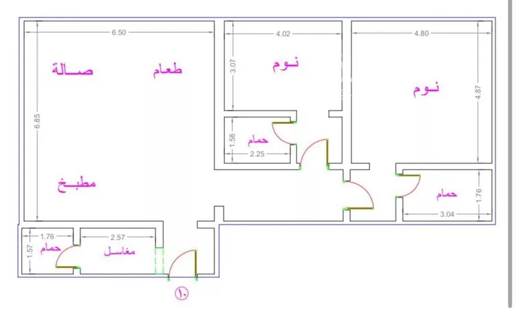 شقة للإيجار في شارع محمد بن ناصر المبارك, حي عرقة, مدينة الرياض, منطقة الرياض