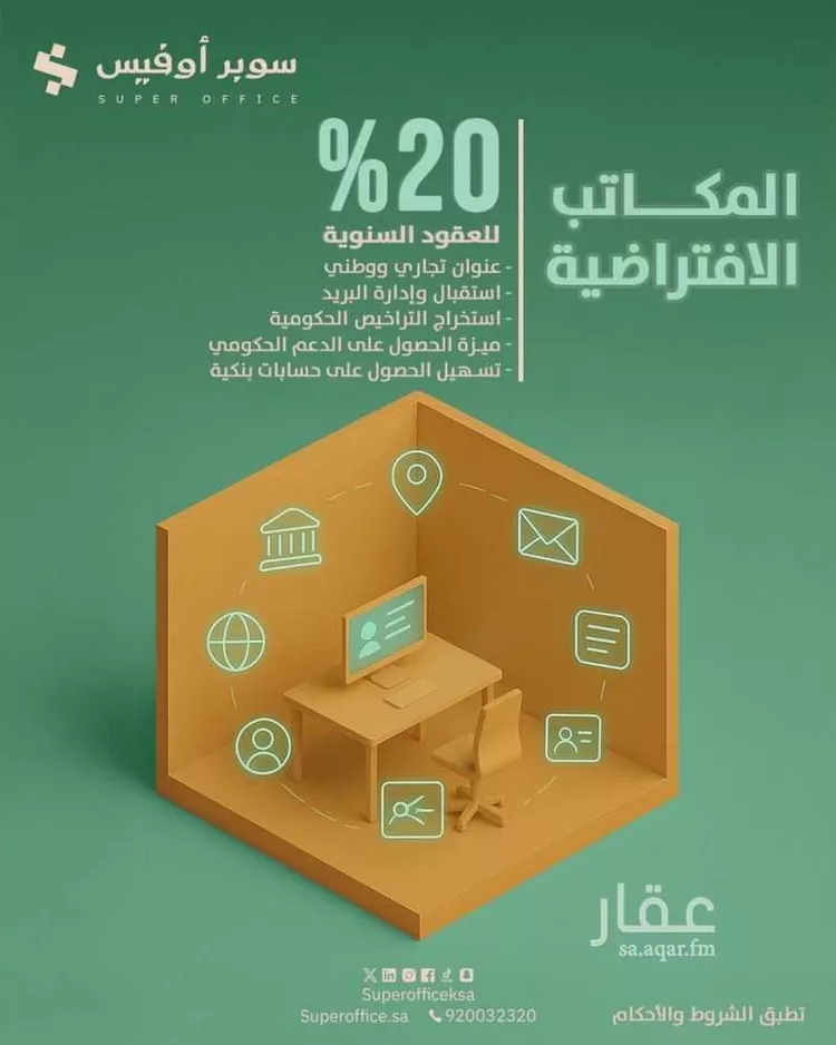 مكتب تجاري للإيجار في شارع صيدا, حي الدريهمية, مدينة الرياض, منطقة الرياض صورة 5