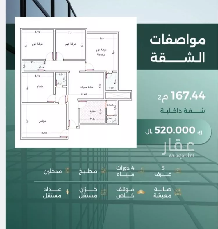 شقة للبيع في شارع الجائزة , حي حكومي1, مدينة جدة, منطقة مكة المكرمة صورة 2