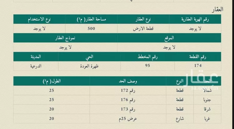 Land for Sale in Ad Diriyah Ad Diriyah Al Jadidah