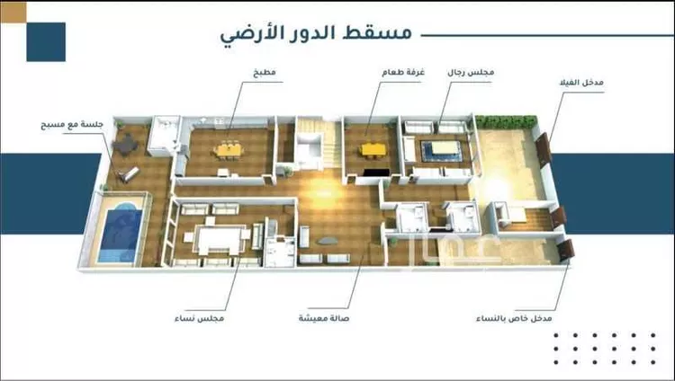 فيلا للبيع في شارع محمد بن سليمان العباسي, حي الواحة, مدينة جدة, منطقة مكة المكرمة صورة 5