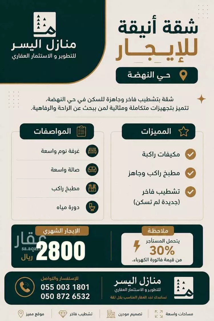 Apartment for Rent in Riyadh An Nahdah