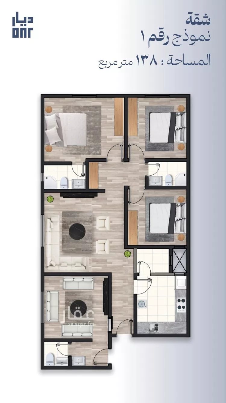 شقة للبيع في شارع تيماد, حي الحمراء, مدينة الخبر, المنطقة الشرقية صورة 4