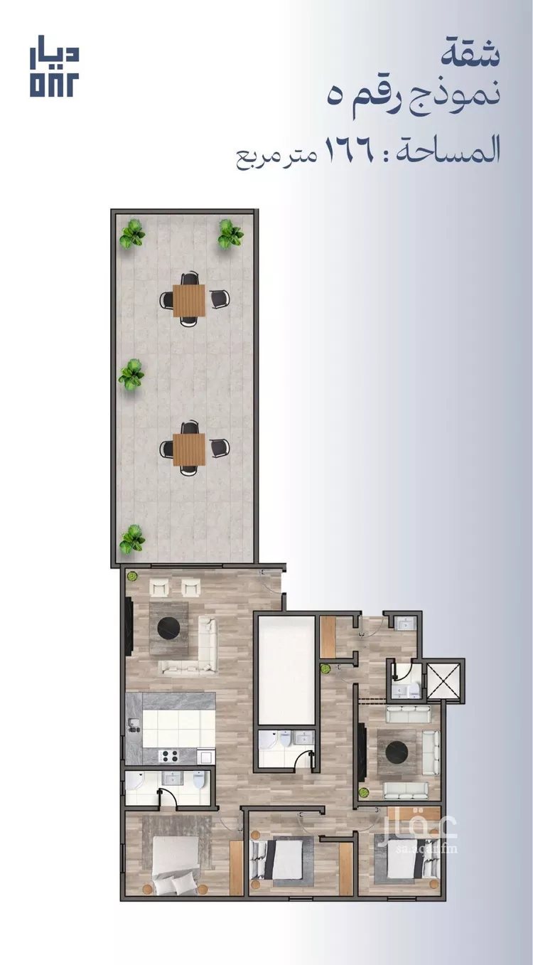 شقة للبيع في شارع تيماد, حي الحمراء, مدينة الخبر, المنطقة الشرقية صورة 3