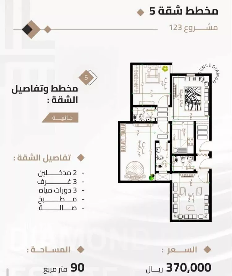 Apartment for Sale in Mecca Batha Quraysh صورة 3