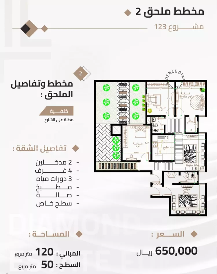 شقة للبيع في شارع عمر ابن يوسف المقرئ, حي بطحاء قريش, مدينة مكة المكرمة, منطقة مكة المكرمة 14