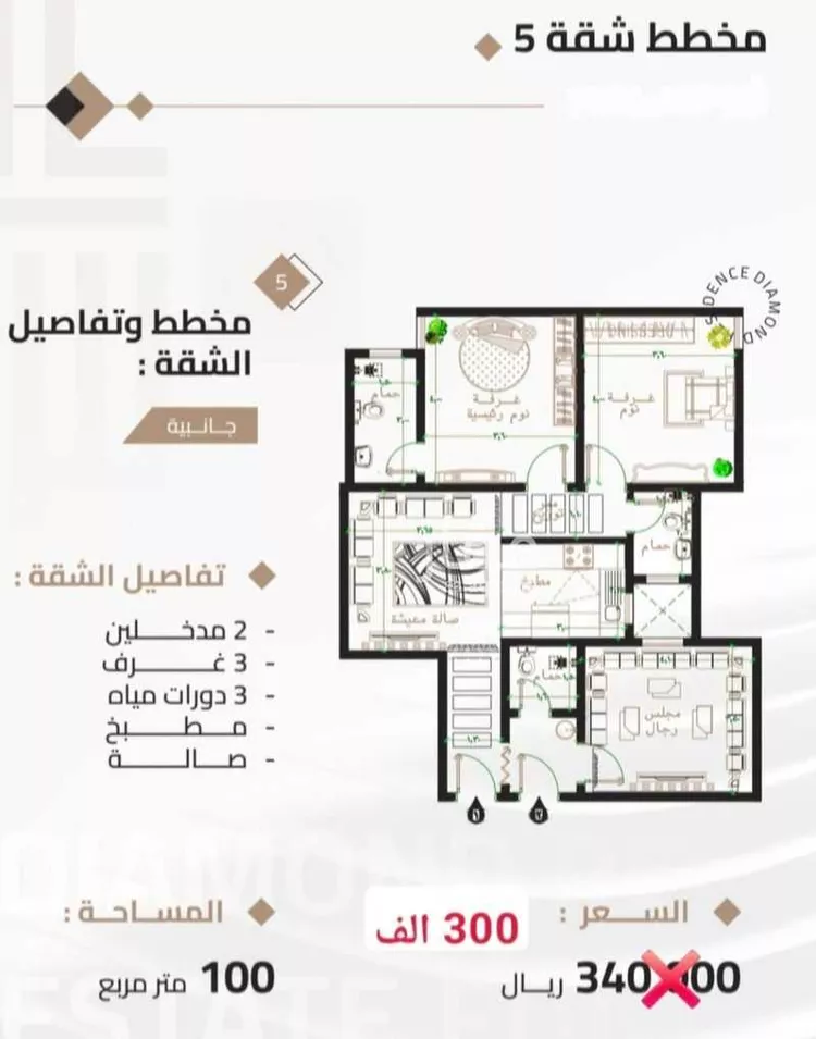 شقة للبيع في شارع المبارك بن اعز, حي بطحاء قريش, مدينة مكة المكرمة, منطقة مكة المكرمة صورة 5