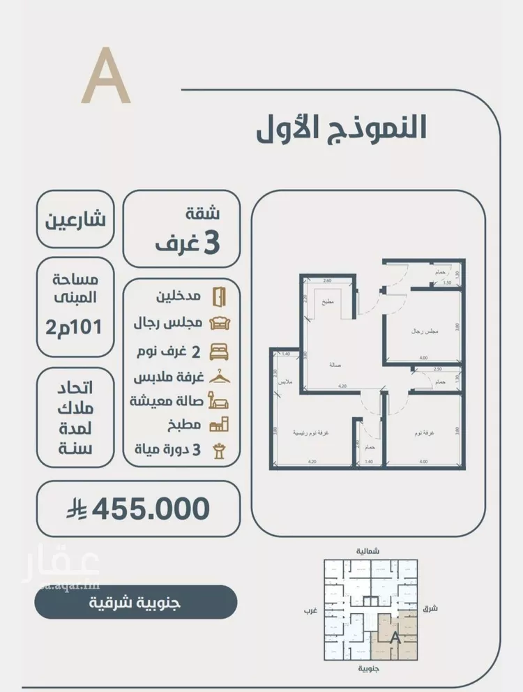 شقة للبيع في شارع ابو مصعب الاسدي, حي النعيم, مدينة جدة, منطقة مكة المكرمة صورة 2