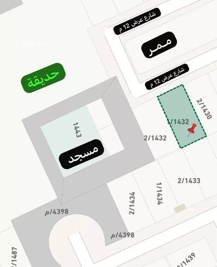 أرض للبيع في شارع شارع بعيثران, حي الصفاء, مدينة الرياض, منطقة الرياض صورة 2