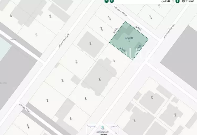 أرض للبيع في شارع الريحانية, حي بدر, مدينة الرياض, منطقة الرياض صورة 2