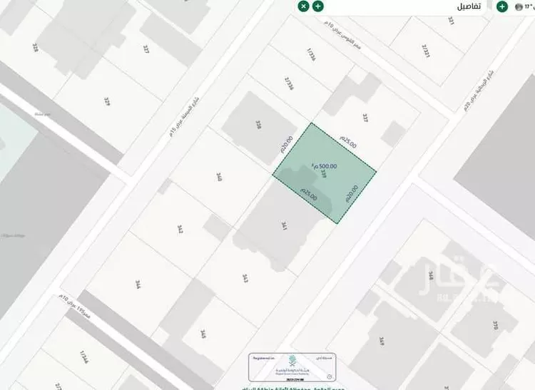 أرض للبيع في شارع الريحانية, حي بدر, مدينة الرياض, منطقة الرياض صورة 2