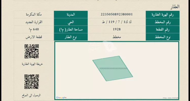 Land for Sale in Mecca Al Ukayshiyyah