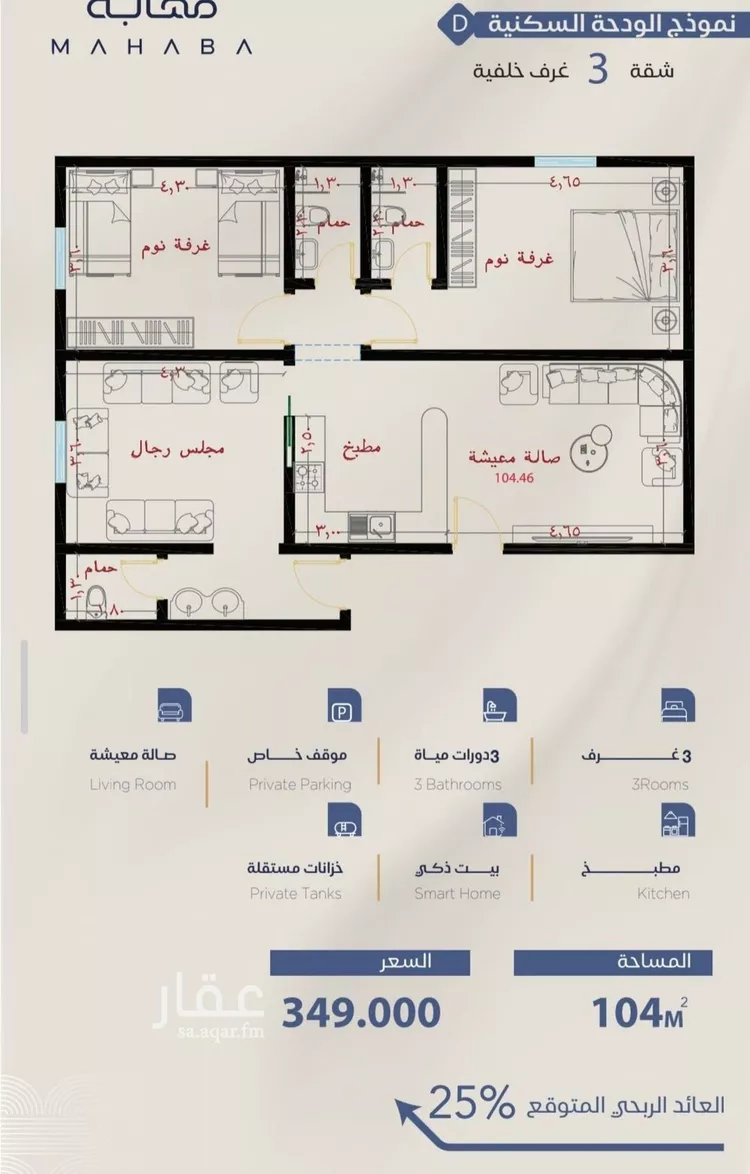 شقة للبيع في شارع برهان الدين الداراني, حي الياقوت, مدينة جدة, منطقة مكة المكرمة صورة 4
