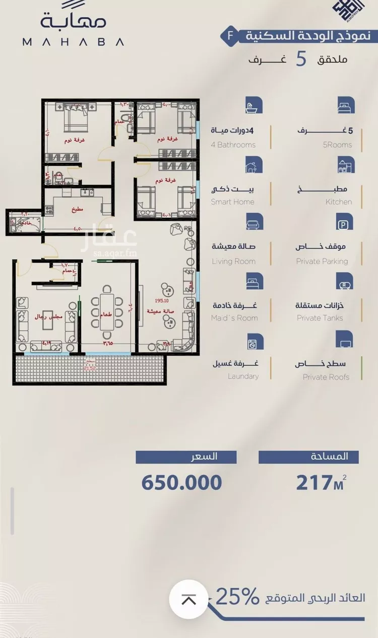 شقة للبيع في شارع برهان الدين الداراني, حي الياقوت, مدينة جدة, منطقة مكة المكرمة 6