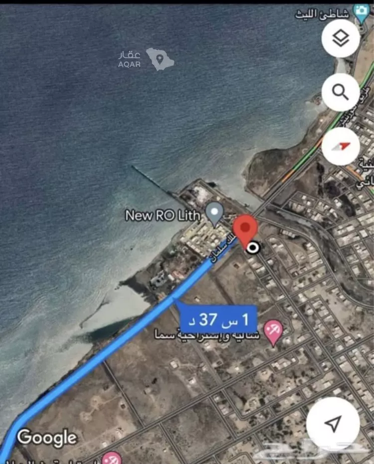 أرض للإيجار في شارع امامة بنت بشر ابن وقش, حي (حي رقم (5, مدينة الليث, منطقة مكة المكرمة صورة 3
