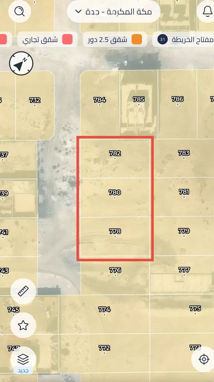 أرض للبيع في حي البحيرات, مدينة جدة, منطقة مكة المكرمة