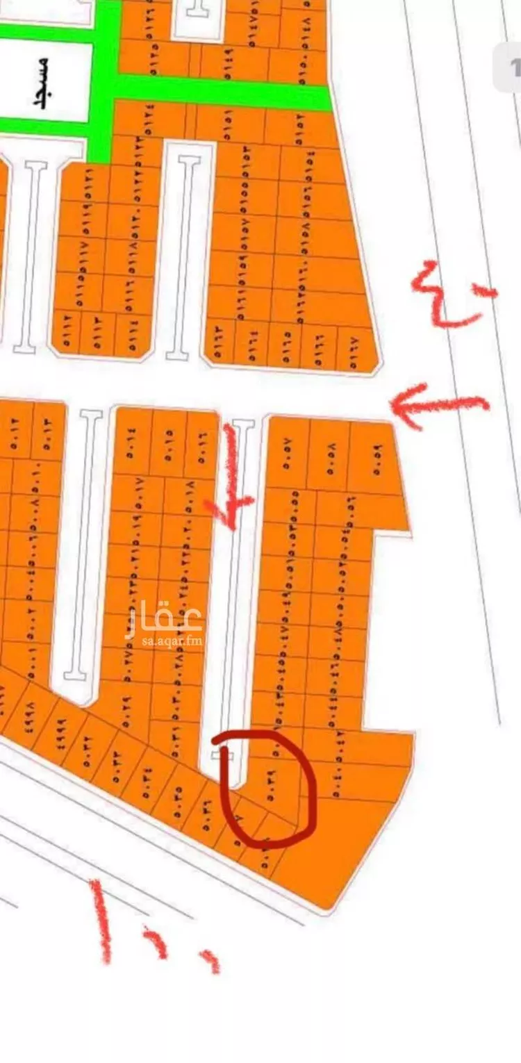 أرض للبيع في حي ضاحية العرفاء, مدينة امارة منطقة مكة المكرمة - الطائف, منطقة مكة المكرمة صورة 2