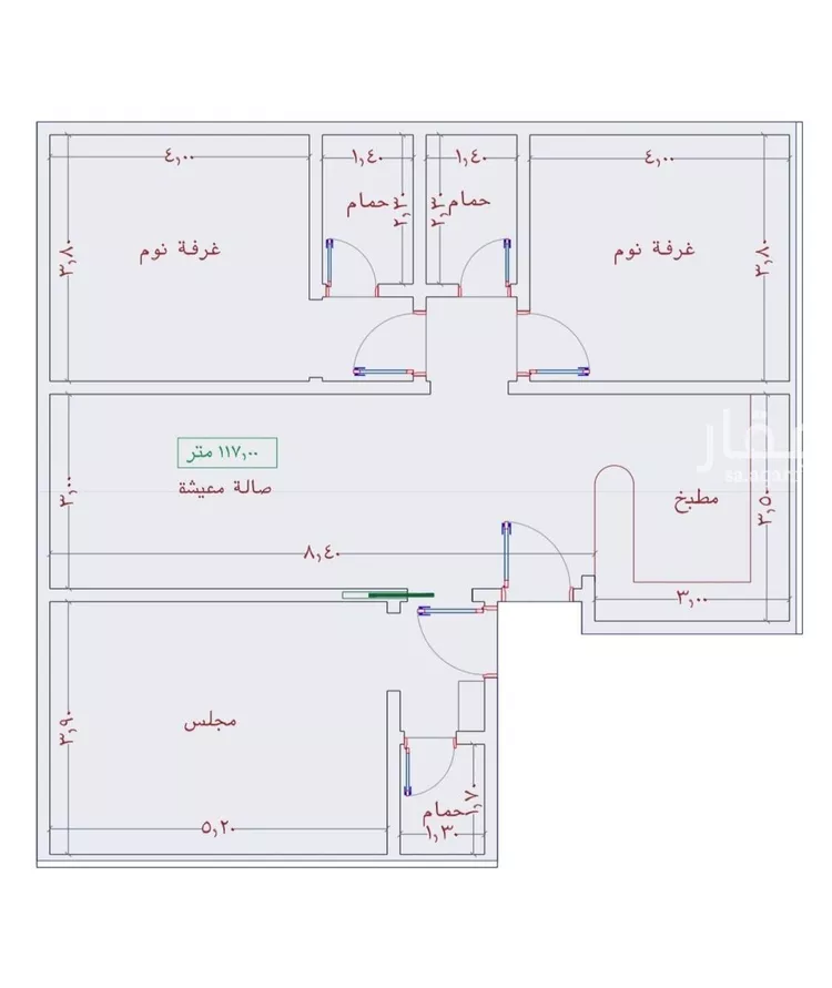شقة للبيع في شارع السامر, حي الواحة, مدينة جدة, منطقة مكة المكرمة