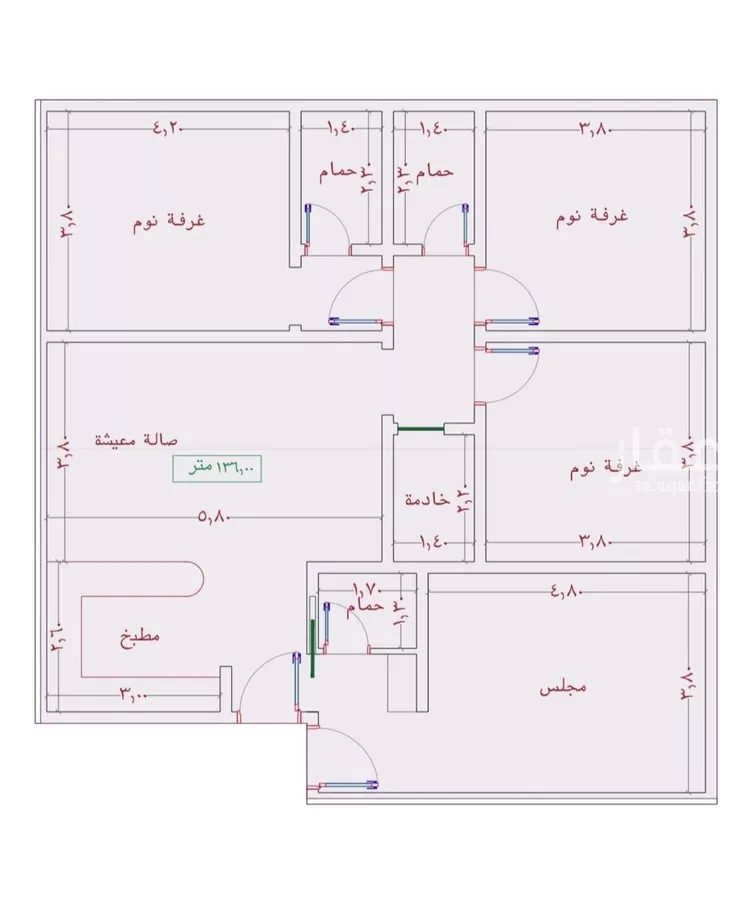 شقة للبيع في شارع السامر, حي الواحة, مدينة جدة, منطقة مكة المكرمة صورة 4