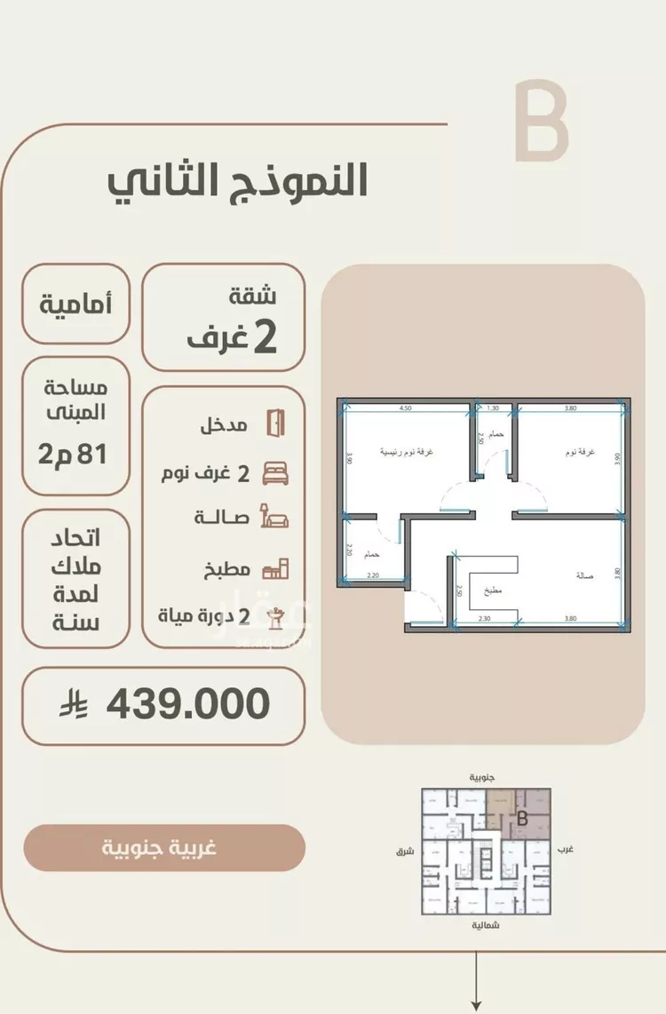 شقة للبيع في شارع احمد محمد السباعي, حي الروضة, مدينة جدة, منطقة مكة المكرمة