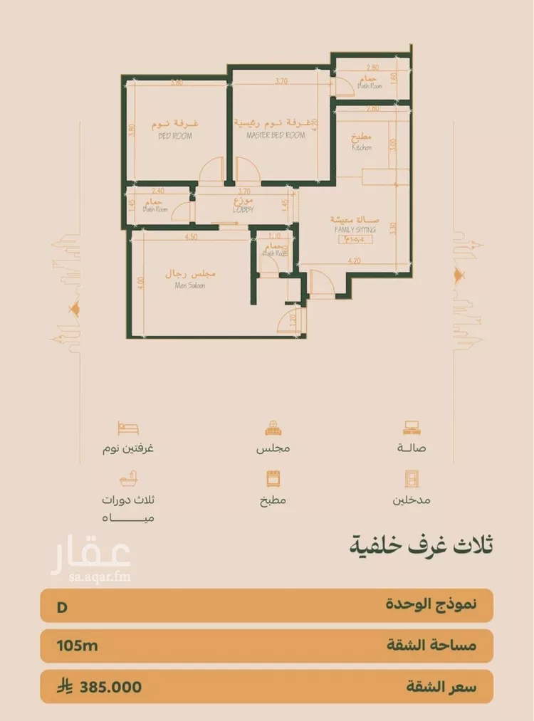 شقة للبيع في شارع عمر الخزاعي, حي الفيصلية, مدينة جدة, منطقة مكة المكرمة صورة 4