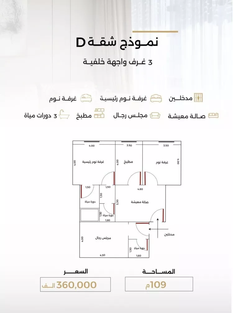 شقة للبيع في شارع الناصر بن الأحمر, حي الصفاء, مدينة جدة, منطقة مكة المكرمة صورة 5