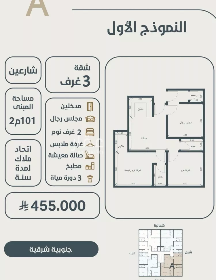 شقة للبيع في شارع ابو مصعب الاسدي, حي النعيم, مدينة جدة, منطقة مكة المكرمة صورة 3