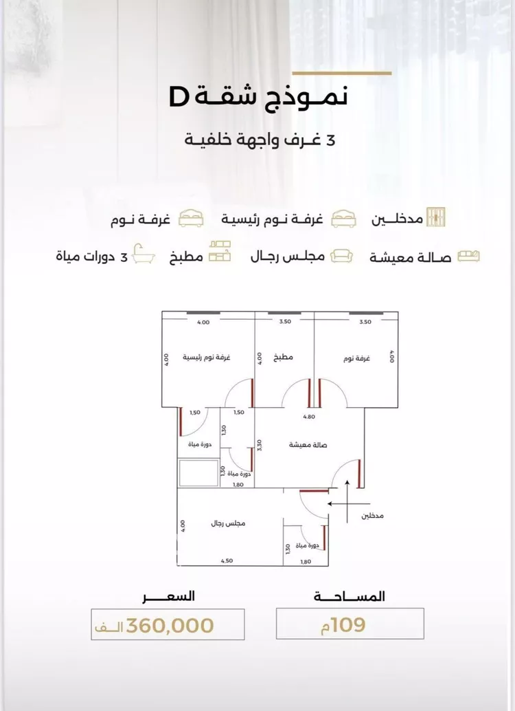 شقة للبيع في شارع الناصر بن الأحمر, حي الصفاء, مدينة جدة, منطقة مكة المكرمة